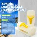 X73010 Diaphragm Replacement for Dura Life Baracuda Zodiac T5 X7 Quattro Pool Cleaner, 2 pack