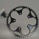 YBEKI 110BCD Chainring - CNC Machined 7075-T6 Aluminum Narrow-Wide Chainwheel for Road Bikes (36-58T Options) | 8-12 Speed Compatible | Ultra-Lightweight | Anti-Drop Design
