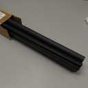 Yaocom 2strip 32" Vinyl U Shape Door Bottom Seal Slide on Door Sweep, Black