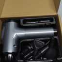 Massage Gun, Muscle Massage Gun for Athletes Handheld Electric Deep Tissue Back Massager, Percussion Massage Device for Pain Relief with 30 Speed Levels 9 Heads (Grey)