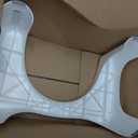 Squatty Potty Simple Curve Bathroom Toilet Stool 7" White