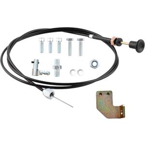 P7100 P-pump manual cable fuel shut off solenoid kit Compatible with 1994-1998 Cummins Dodge 12v 6bt 4bt Used to Convert Solenoid to Manual Cable Shutoff
