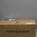 Sauna Box, 3L Portable Steam Sauna Tent for Home & Indoor Use, 1400w Personal Sauna Pod, Remote Control, Folding Chair, 15 Levels, 99-Min Timer,32" x 32" x 71"