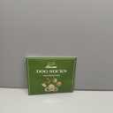 EXPAWLORER Dog Socks for Cold Winter Snow to Prevent Licking Paws, Anti Slip Doggie Booties Grippy Shoes for Hardwood Floors, Boots & Paw Protectors for Small Medium Large Senior Dogs Khaki L