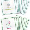 CHONNFEASTT 100PCS Mahjong Cocktail Napkins - 5'' Square Drink Napkins Paper Coasters Disposable - Mah Jongg Party Supplies Decorations - Bamboo Mahjongg Accessories and Gifts