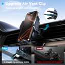 TECKNET Cup Phone Holder for Car - Adjustable Gooseneck Cup Holder Phone Holders with Air Vent Holders & Expandable Base, Cupholder Phones Mount for iPhone 17/16 Pro Max and All Cell Phones, Car Model