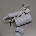 Hair Dryer, 1600W Small Foldable Hair Blow Dryer, Fast Drying Travel Hair Dryer, White