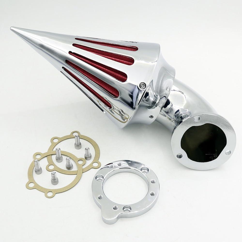 Motorcycle Spike Air Cleaner Intake filter Kit For Harley CV EVO Custom Sportster XL Carburetors Custom Bike Chrome