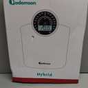 Adamson Hybrid 2-in-1 Analog & Digital Weighing Scale for Body Weight up to 400lbs - Thick Tempered Glass - Extra Large Display - Easy to Read Digital Bathroom Scale - New