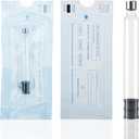 1.8mL Pen Cartridge, 1.8cc Glass Cartridges for Peptide, Portable for Injection Pens, Individually Packaged, Steam Sterilized, with Rubber Stopper, 100Pack