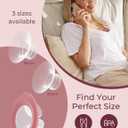 Momcozy Original V1 Pro/V2 Pro Breast Pump Replacement Accessories,Milk Collection Cups Only for Momcozy V1 Pro/V2 Pro, 2 Pack