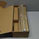 IFELS 2 Pack Heavy Duty Curtain Rods for Windows 66 to 120 Inch, 1 Inch Gold Adjustable Curtain Rod Set with Easy Installation and Modern Design (A1,Gold,30-120",2Pack)