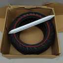 Cooryda 60/70-6.5 Scooter Tire, 10x2.50 Solid Scooter Tire 10 inch Electric Rubber Tubeless Scooter Wheels for Ninebot G30 Max/G30D 10x2.5 Front or Rear Replacement Solid Tires 2pc Red