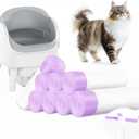 150 Count Cat Litter Bags,25 x16 Inch Automatic Litter Box Liner, Compatible with Litter Box Robot 3 & 4