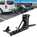 Kojem 800lb Motorcycle Trailer Hitch Carrier Tow Dolly Hauler Mount Rack 2" Heavy Duty Steel