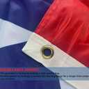 Tennessee State Flag 2x3 Double Sided- Heavy Duty 3ply Tennessee TN State Flags Super Durable 2 Rows Stitched Edge Canvas Header with 2 Brass Grommets