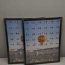 17x22 Picture Frame Black for Wall Mounting Set of 3, Horizontal and Vertical Formats for Wall Hanging, Wood 17x22 Frame, Black, 3 Pack