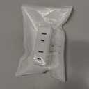 SYCON Adapter Outlet Extender, 2-Prong Mini Wall Plug, Multi Outlet Splitter with 4 Outlets