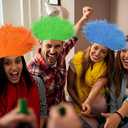 Funny Wigs for Women Orange Party Wigs Costume Funky Hairband Crazy Wig for Halloween Costume Cosplay