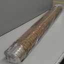 LazBlinds No Tools No Drill Cordless Bamboo Roman Shades, Light Filtering Window Treatment, Roll Up Bamboo Blinds for Windows 46.5'' W x 48'' H, Eastfield Teak