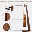 Guitar Stand, Wood Guitar Stands for Acoustic Guitar, Wooden Guitar Stand Floor, Handing Guitar Stand for Electric Guitar, Acoustic, Banjo, Bass, Ukulele, Gift for Guitar Player Men Boy