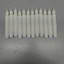 Flameless Candles Battery Operated Candlesticks Flickering Led Candles Electric Flameless Taper Candlesticks Church Wedding Halloween Party Kids Fall Decor H: 6 inches 12 Packs No Remote