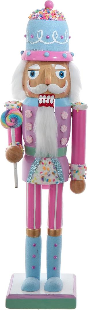 Kurt Adler 15" Candy Color Blue Boots Nutcracker