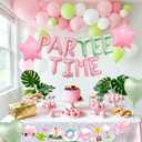 Golf Birthday Party Decorations Balloon - Pink Let's Par-Tee Golf Theme Decoration with Banner Garland Balloons, Sports Themed Party Supplies for Golfer Lover Birthday Retirement