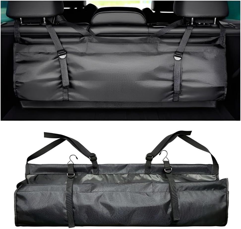 Car Trunk Organizer, Detachable Car Backseat Organizer, Portable Car Interior Accessories, Wear-Resistant Oxford Fabric Hanging Organizer for SUV, Van, Jeep
