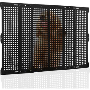 RV Screen Door Protector for Dogs, Adjustable Aluminum Alloy RV Entry Grille Protectors Pet Guard Defender Accessories for Inside RV Camper Trailer Pets Kids Protection(22 to 31.5 Inches, Large)