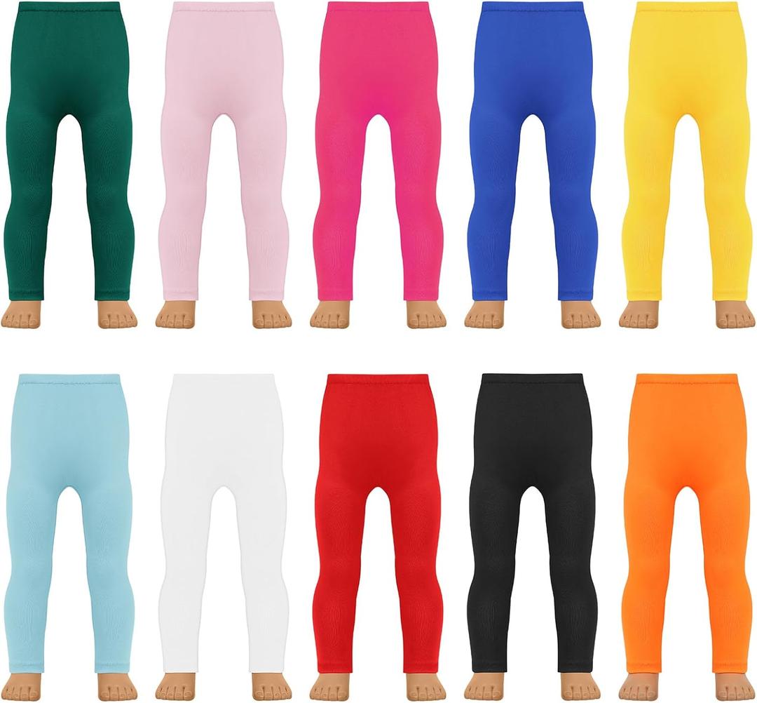 10pcs 18 Inch Doll Pants Leggings Doll Clothes Set Designed for 18 inch Girl Dolls Most 18 Inch Dolls(No Doll)