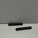 N01RFB 8" Rubber Snowmobile Grips Compatible with 7/8'' Handlebars-Cat Polaris Skidoo Yamaha (BLACK)