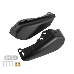 Mid Frame Air Deflector for Harley Davidson 2009-2025, Motorcycle Heat Deflectors Shields for Harley Touring Street Glide Road Glide Electra Glide Road King Ultra Limited Tri Glide CVO (Matte Black)