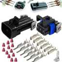 6-Pin Metri-Pack 150 Series 6-Way Connector w/16 18 AWG Sealed 16 V & 14 amps