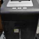 Commercial Autofeed Paper Shredder: 200 Sheets P-5 Micro Cut Shreds CDs/Cards/Staples 60-Min Continuous Run Anti-Jam 9.3 Gal Bin Quiet Heavy Duty for Home Office School Business - Black