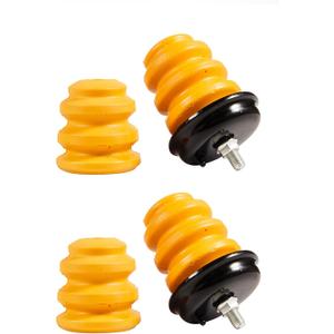 Front Bump Stops Control Arm Bumper Rear Bump Stops Axle Bumper Replacement for Chevy Silverado 1500 for GMC Sierra 1500, 4 pcs 15153958 15712438