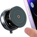 Vacuum Phone Mount, Magnetic Stand Holder, 360 Rotatable Mobile Support, Hands-Free Viewing Accessory, Dashboard Phone Mount Tool, Stand for Smartphone Vehicle Windshield RV Home Gym Mirror