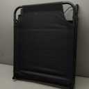 Fodlable BBL Chair with Hole, Adjustable 5-Position Lawn Chair for BBL Chaise Lounge After Surgery Recovery Bed for Patio Garden Poolside Outdoor Yard Beach(Black)