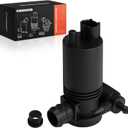 A-Premium Front or Rear Windshield Washer Pump Compatible with Nissan Versa 2007-2012, Juke 2011-2017, NV200 NV1500 NV2500 NV3500 2016-2017, Rogue Sport 2017-2022