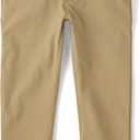 The Children's Place Boys Quick Dry Straight Chino Pants (4, Flax)