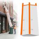 10ft Construction Trash Chute, Heavy Duty Debris Disposal System for Renovation, Demolition, and New Builds, Easy to Install, Tear-Resistant Material for Quick and Efficient Cleanup