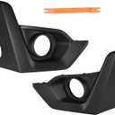 57731FL860 57731FL870 Pair Front Bumper Fog Light Lamp Trim Bezel Cover Compatible with Subaru Crosstrek 2021 2022 2023 Left & Right Fog Lights Frame Grille Cover Housing