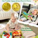 hahaland Busy Book for Toddlers 1-3 - Montessori Toys Busy Board for 1 Year Old Boy Gifts Girl Toys Educational Learning Quiet Activity Books Gifts Toddler Travel Toys for One Year Old Birthday Gift