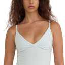 Organic Basics Women's Core Organic Cotton Cami Tank Top (Blue, M)