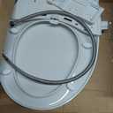 Bidet Seat for Toilet Round Non Electric, Single Nozzle Cold Water Bidet Toilet Seat with Adjustable Water Pressure, Easy Install PP Toilet Seat for Bathroom Hygiene and Cleaning
