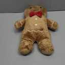 Christmas Gingerbread Man Pillows Plush Stuffed Christmas Shape Throw Pillow for Home Decor Sofa Bed Cute Party Ginger Decor Cushion,Man,14.7"