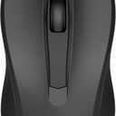 HP Wired Mouse 100 - Precise Optical Sensor with 1600 DPI - Easy USB Connection - Ambidextrous Design - 3 Button Control & Built-in Scrolling - Multi-OS Compatible (6VY96AA#ABL)