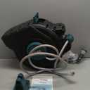 AYURA Retractable Garden Hose Reel 100 ft x 1/2 inch with Pro Metal Shaft, Heavy Duty Automatic Garden Hose Reels with Kink-Free Rewind and Lock at Any Length, Wall Mount Water Hose Reel for Outside