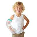Waterproof Cast Covers for Shower Arm Kids, Water Proof Plastic Sleeve to Cover Arms After Surgery/Wound/Fracture/Bandage/Fingers, Sleeves Protector Bag Youth/Toddler Showering Child in Bath Small (Green)