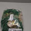 Syhood 12 Pieces 6" Christmas Kitchen Cabinet Wreaths with Ribbon Gold Bells Mini Christmas Wreath Small for Kitchen Window Front Door Xmas Holiday Indoor Home Decor (Flax,Linen)